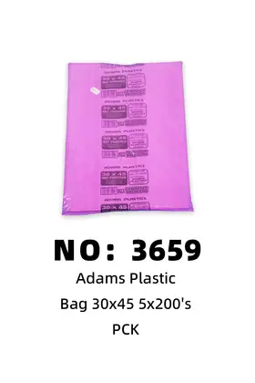 NO：3659 ADAMS袋子30*45 5PCS/BALE