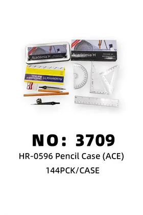 NO：3709 13件套 铅笔盒 AC 144PCK/CASE