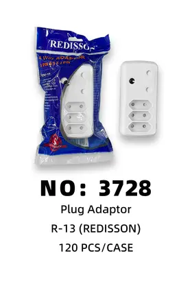 NO：3728 REDISSON 一圆三扁插头 120PCS/CASE