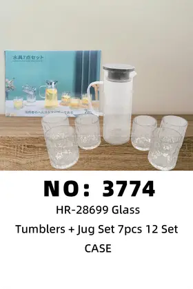 NO：3774 7件套玻璃杯 CASE
