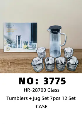 NO：3775 7件套玻璃杯  CASE