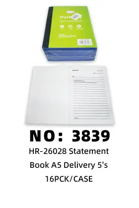 NO：3839 大发票复写本 16PCK/CASE