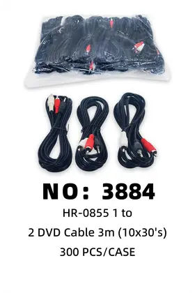 NO：3884 音频线3M 300PCS/CASE