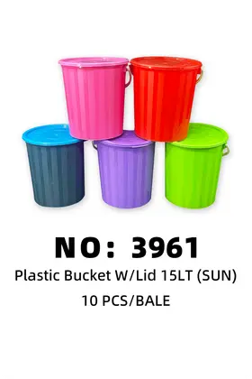 NO：3961 sun 塑料桶 10PCS/BALE
