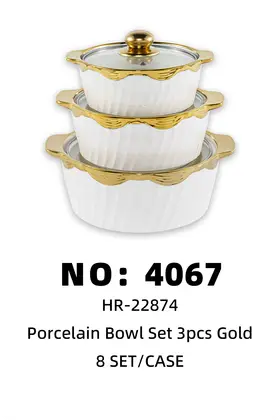NO：4067 陶瓷套锅三件套TG06-1 8SET/CASE