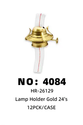 NO：4084 喷金色大四瓜灯头 12PCK/CASE