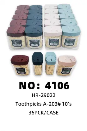 NO：4106  牙签  A-203 24PCK/CASE