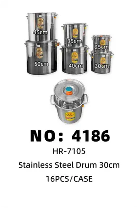 NO：4186 30cm 4.0厘无磁足尺斜桶 16PCS/CASE