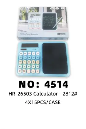 NO：4514  手写板计算机 计算器 4X15PCS/CASE