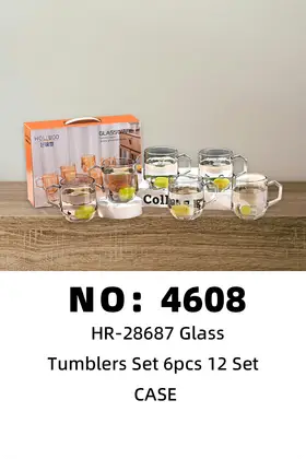 NO：4608  6件套玻璃杯  CASE