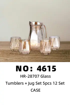 NO：4615  5件套玻璃杯  CASE