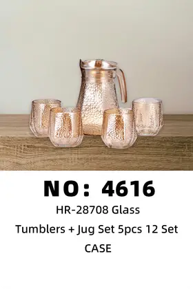 NO：4616  5件套玻璃杯  CASE