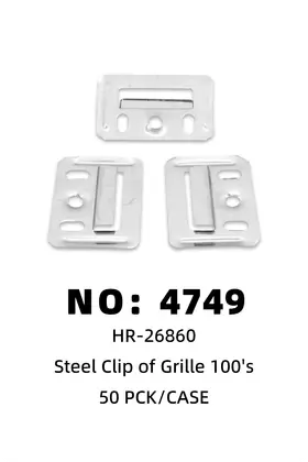 NO：4749 格栅铁卡扣  50PCK/CASE