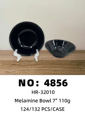 NO：4856  7寸密胺碗110g  124/132PCS/CASE