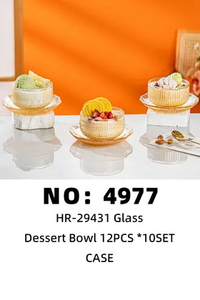 NO：4977 玻璃果盘  CASE