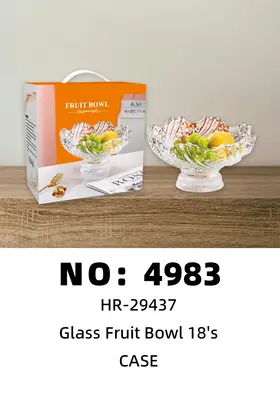 NO：4983 玻璃果盘  CASE