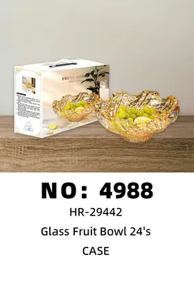NO：4988 玻璃果盘  CASE