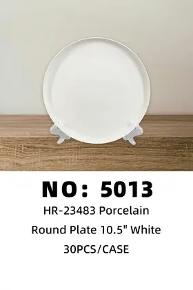 NO：5013 10.5寸窝边盘 陶瓷盘 30PCS/CASE