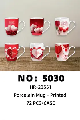 NO：5030 古形烤花杯 陶瓷杯  72PCS/CASE