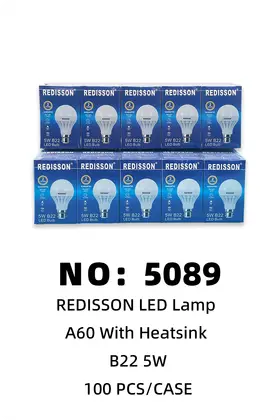 NO：5089 REDISSON led节能灯5W球泡 100 PCS/CASE