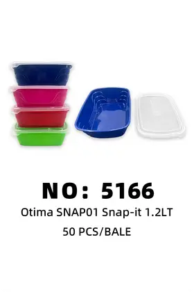 NO：5166  Otima饭盒1.2LT 50PCS/BALE