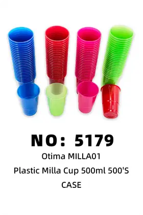 NO：5179 Otima500ml塑料杯500’S CASE