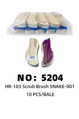 NO：5204 鞋刷蛇型 10PCS/BALE