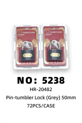NO：5238 50MM灰色子弹锁 72PCS/CASE