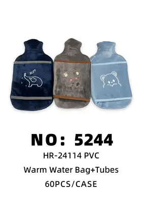 NO：5244 热水袋+布套2000ml 60pcs/CASE