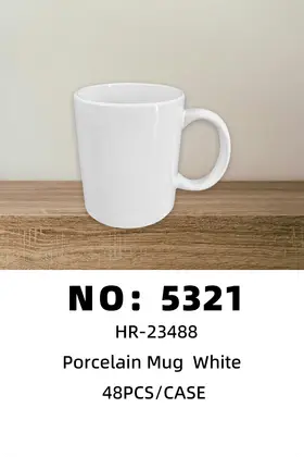 NO：5321 12oz直身杯 陶瓷杯 48PCS/CASE