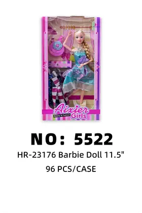 NO：5522 11.5寸实心芭比洋娃娃 96PCS/CASE
