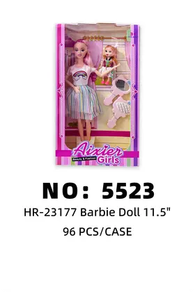 NO：5523 11.5寸实心芭比洋娃娃 96PCS/CASE
