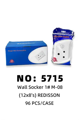 NO：5715 REDISSON一开一插 开关 96PCS/CASE