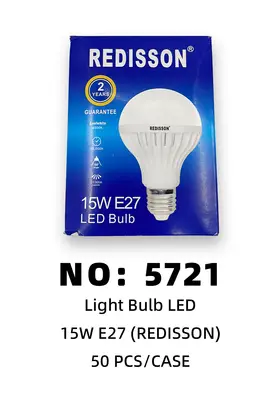 NO：5721 LED节能灯球泡15W 50PCS/CASE