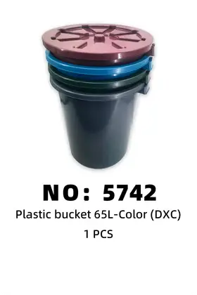 NO：5742 DXC 65LT水桶彩色 1PCS/PCS
