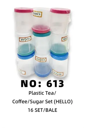 NO：613 塑料盒 16SET/BALE