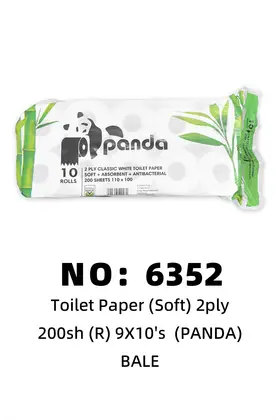 NO：6352 panda纸 纸巾 BALE