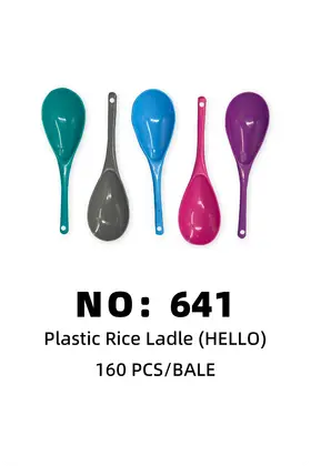 NO：641 塑料勺子 160PCS/BALE