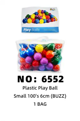 NO：6552 BUZZ沙滩球6cm BAG