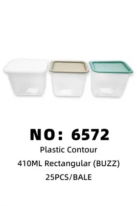 NO：6572 BUZZ饭盒410ML 25PCS/BALE