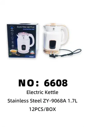 NO：6608 烧水壶 电热水壶1.7L 12PCS/BOX