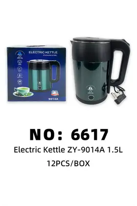 NO：6617 烧水壶 电热水壶1.5L 12PCS/BOX