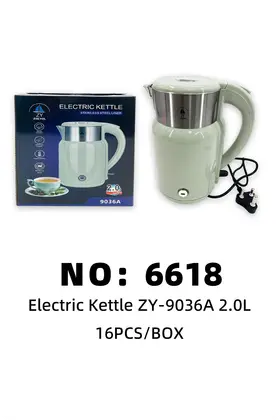 NO：6618 烧水壶 电热水壶2.0L 16PCS/BOX