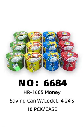NO：6684 存钱罐储钱罐 10PCK/CASE