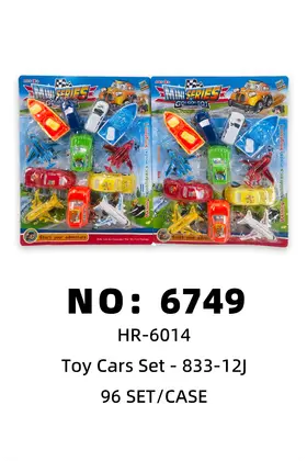 NO：6749 玩具车套装 96PCS/CASE