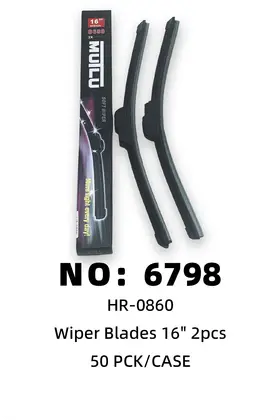 NO：6798 双支16寸雨刮器 50PCS/CASE