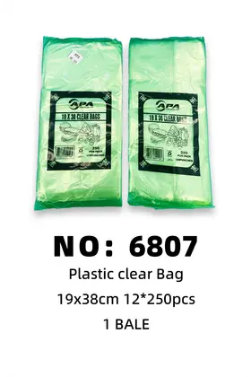 NO：6807 普通袋子10mic 1PCK/BALE