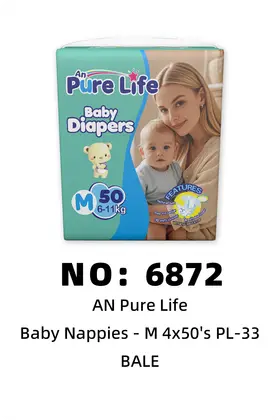NO：6872 an pure life儿童尿片尿布 BALE