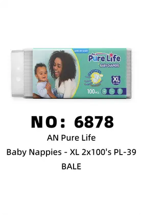 NO：6878 AN Pure Life儿童尿片尿布 BALE