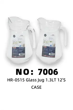 NO：7006 JUG玻璃水壶1.3LT CASE